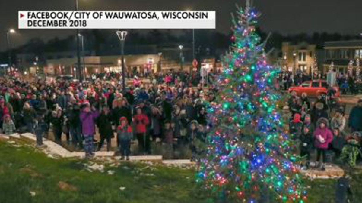 City of Wauwatosa past Christmas tree