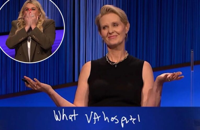 Cynthia Nixon loses ‘Celebrity Jeopardy!’ with embarrassing history clue flub