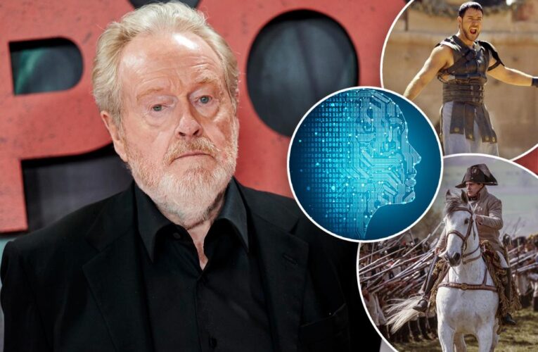 Ridley Scott warns AI will be ‘technical hydrogen bomb’ in film industry