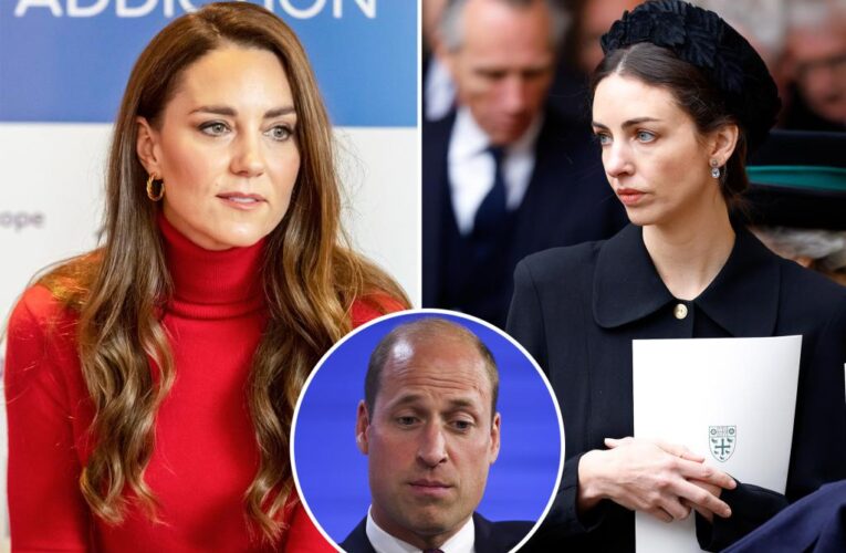 Prince William had fallout with Rose Hanbury over affair rumors