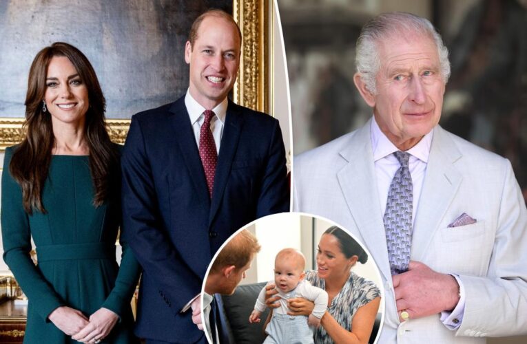 Kate Middleton, Charles all smiles after accused of questioning Archie’s skin color