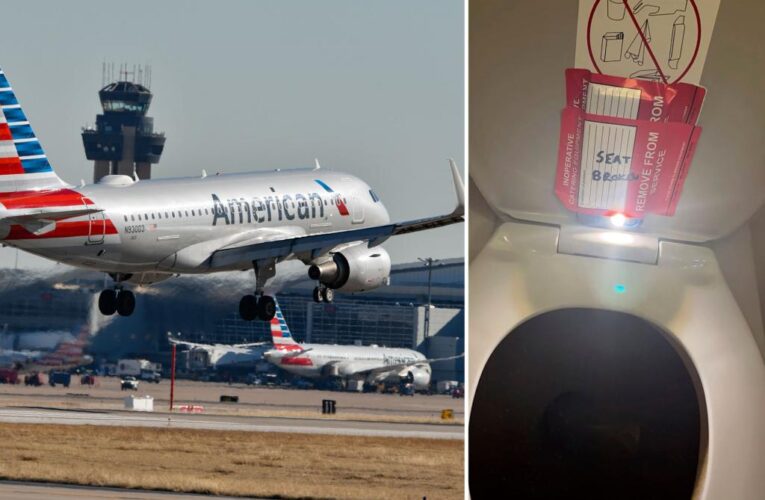 American Airlines sued over camera taped in bathroom