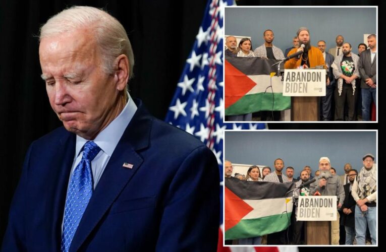 Muslim-American voters vow to ‘Abandon Biden’ over Gaza war