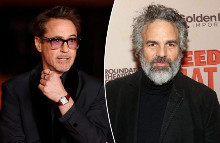 Robert Downey Jr. salutes ‘bangable’ Mark Ruffalo for wearing ‘a– pad’ in ‘Poor Things’ nude scene