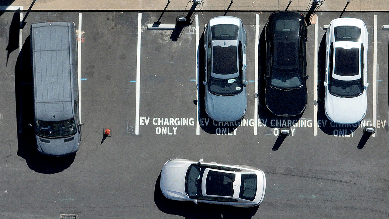 cars in a parking log