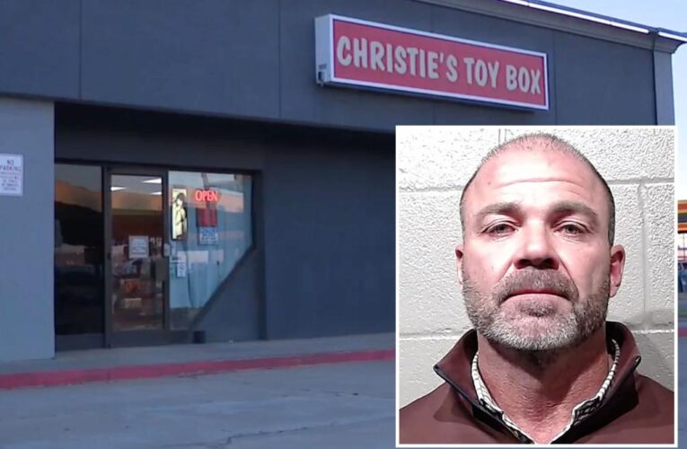 Cop charged with attacking sex shop worker in dildo dustup