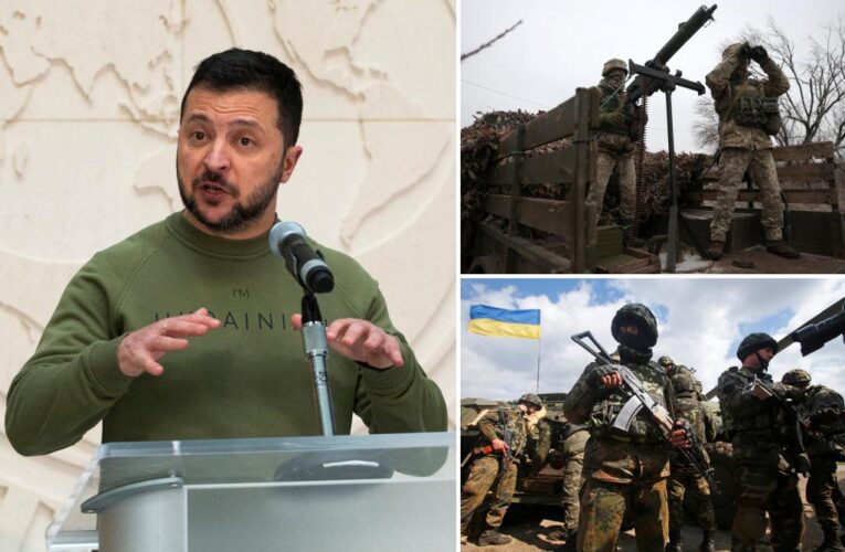Zelensky tells DC Ukraine troops watching Congress aid fight