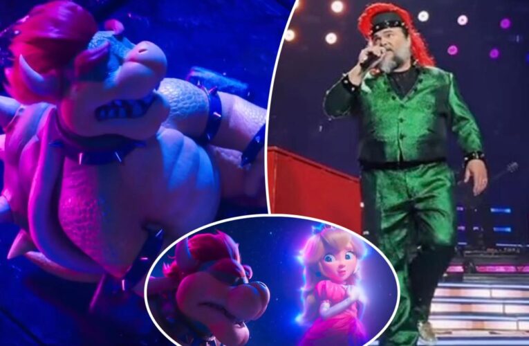 Jack Black surprises Jonas Brothers audience with song from ‘Super Mario Bros. Movie’