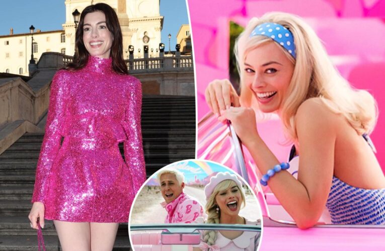 Anne Hathaway reacts to ‘Barbie’ after her scrapped version