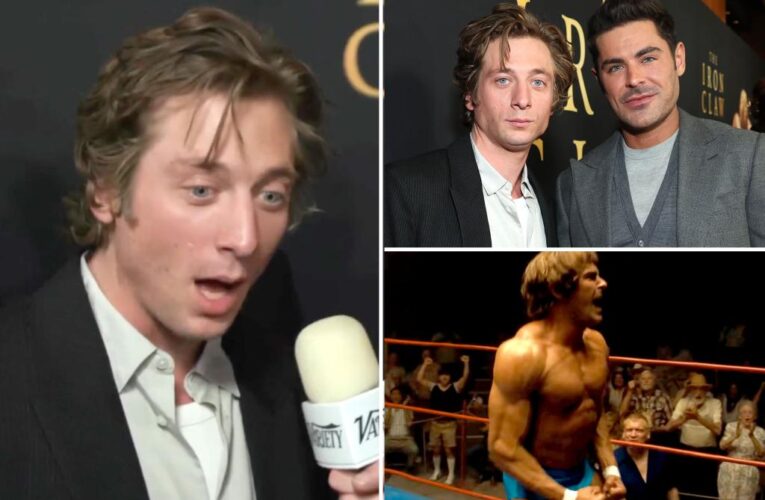 Jeremy Allen White was mortified seeing Zac Efron’s body for ‘The Iron Claw’