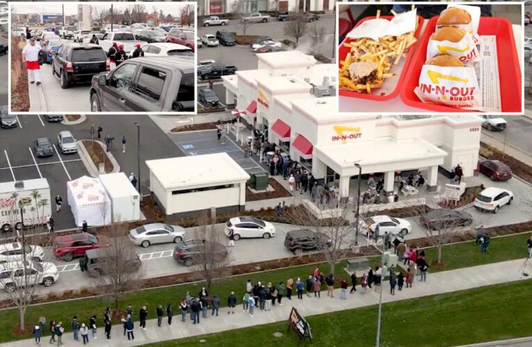 Burger lovers wait 8 hours to try Idaho’s first In-N-Out