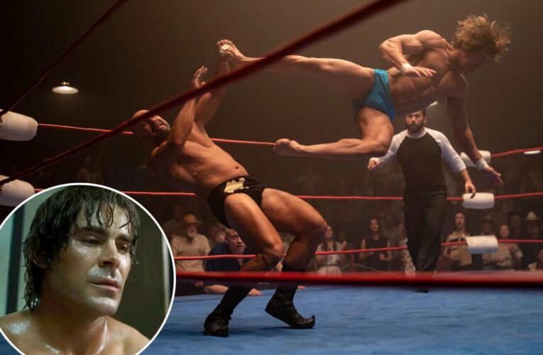 Zac Efron’s wrestling movie is punishing