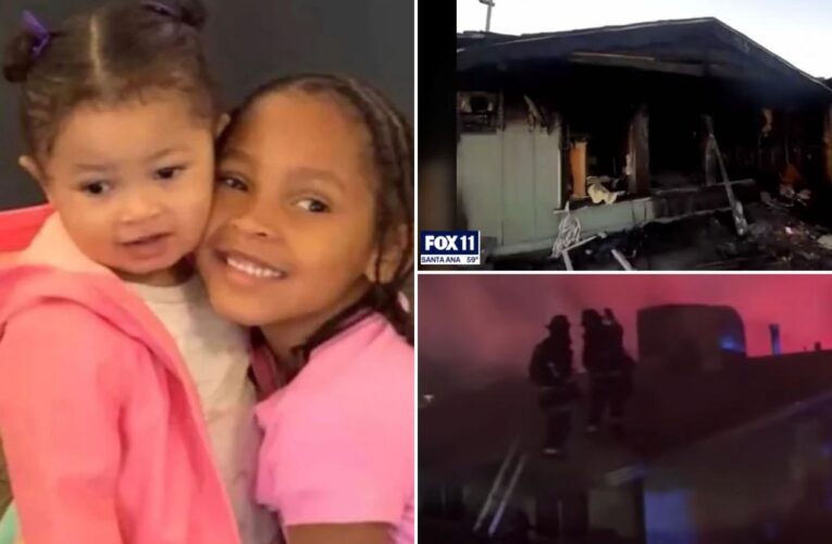 Sisters, 2 and 7, killed in California house fire believed caused by Christmas tree