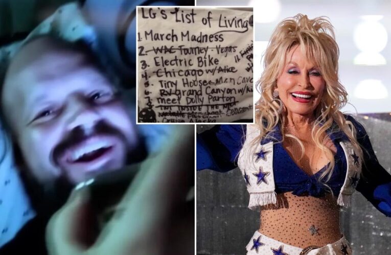 Dolly Parton helps dying Utah man LeGrand Gold cross item off his bucket list
