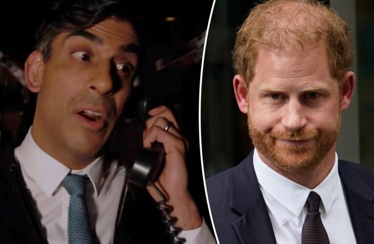 Did British PM Rishi Sunak mock Prince Harry in Christmas video?