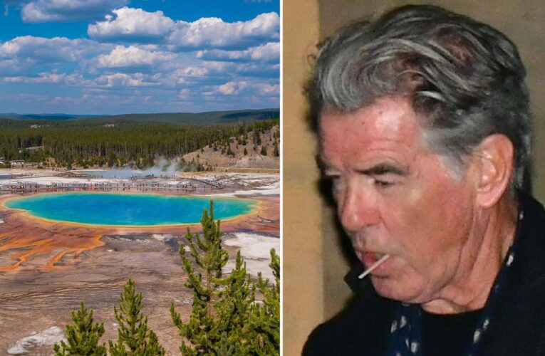 Pierce Brosnan facing the heat after allegedly entering off-limits area in Yellowstone National Park