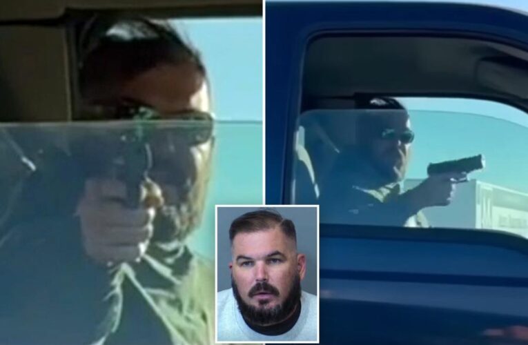 US Air Force Sergeant, Charles Bass, arrested after pointing gun at woman during road rage in Arizona