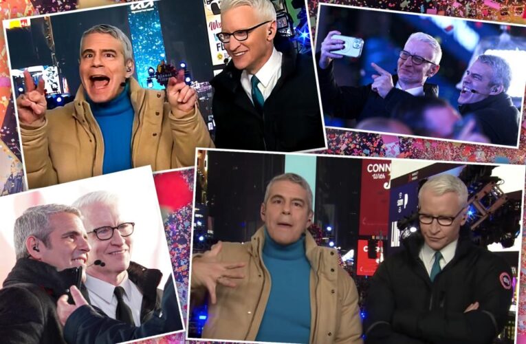 Andy Cohen and Anderson Cooper’s wildest NYE moments
