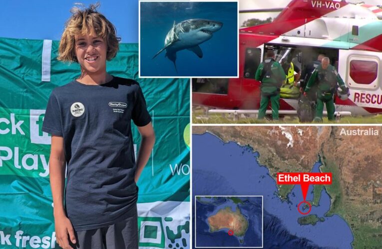 Teen surfer dies after he’s mauled by shark in front of his dad in Australia