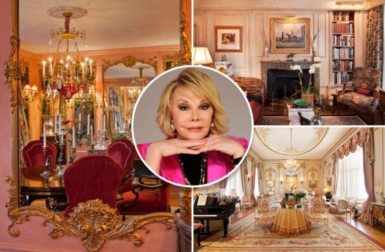 Joan Rivers’ ‘haunted’ NYC home removed from market after 3 years