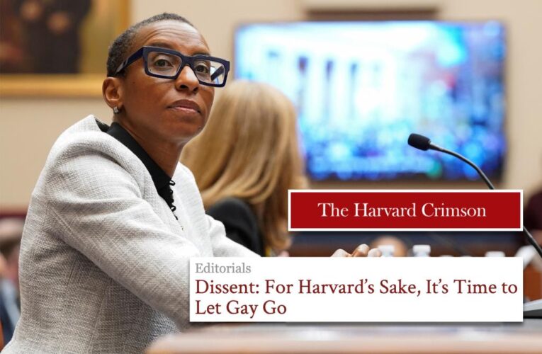 Harvard student newspaper board backs President Claudine Gay