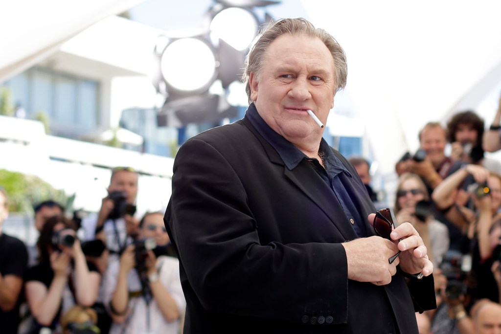 French actor Gerard Depardieu.