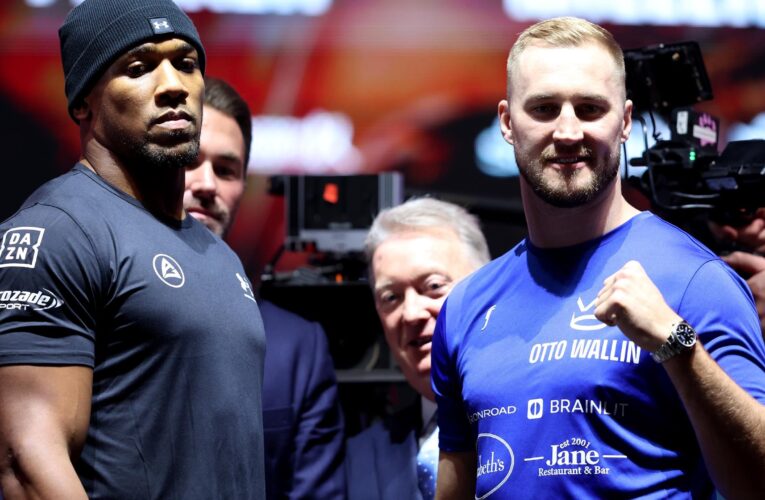 Wilder: 'A lot of pressure' on Joshua to beat Wallin at Day of Reckoning