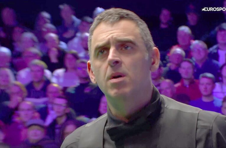 Ronnie O’Sullivan tells himself to ‘go home’ after ‘awful shot’ at UK Championship