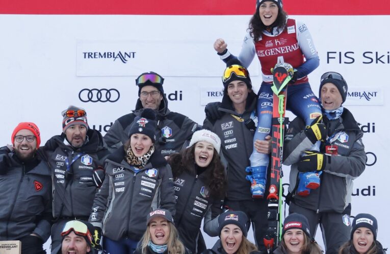 ‘An amazing race’ – Federica Brignone beats Mikaela Shiffrin and Petra Vlhova to giant slalom gold at Mont Tremblant
