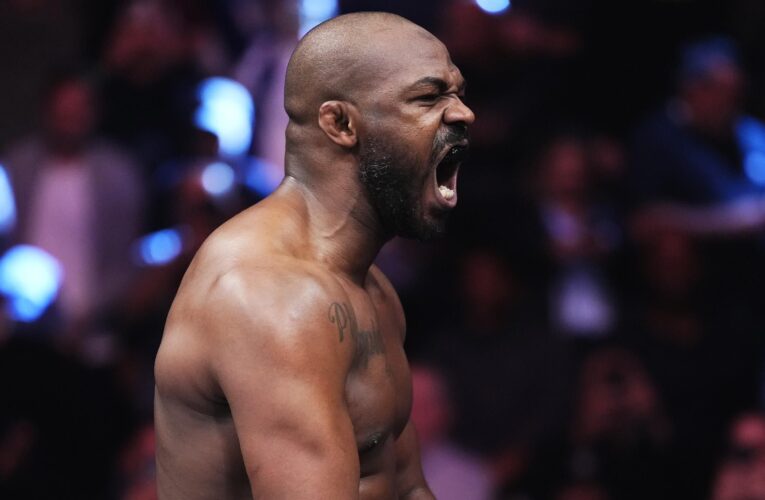 Jon Jones hits back at ‘hilarious’ Tom Aspinall suggestion that he should be stripped of heavyweight belt while injured