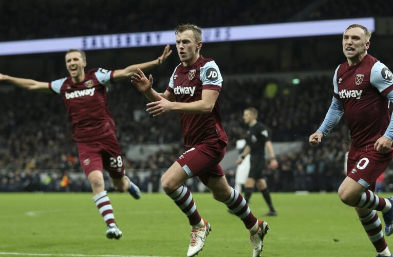 Tottenham Hotspur 1-2 West Ham: Second half fightback sees Hammers hand London rivals fourth defeat in five