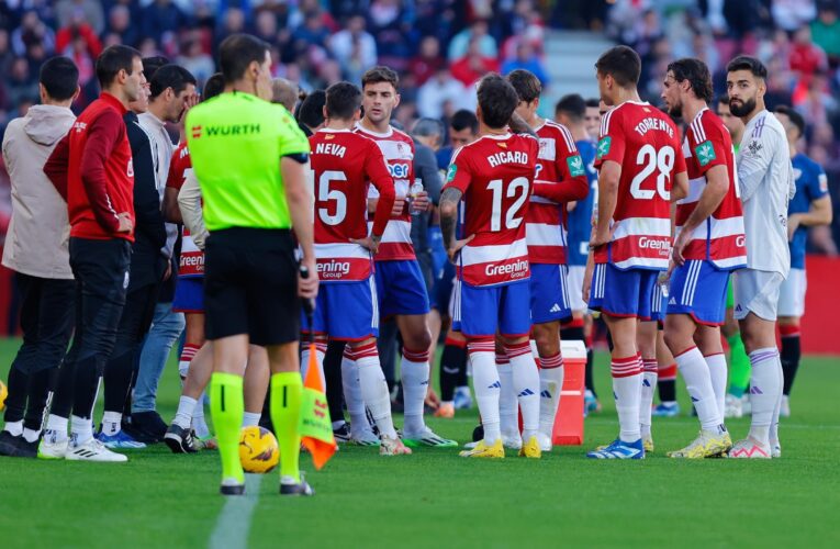 La Liga game between Granada and Athletic Club abandoned after death of fan in stands at Nuevo Los Carmenes stadium