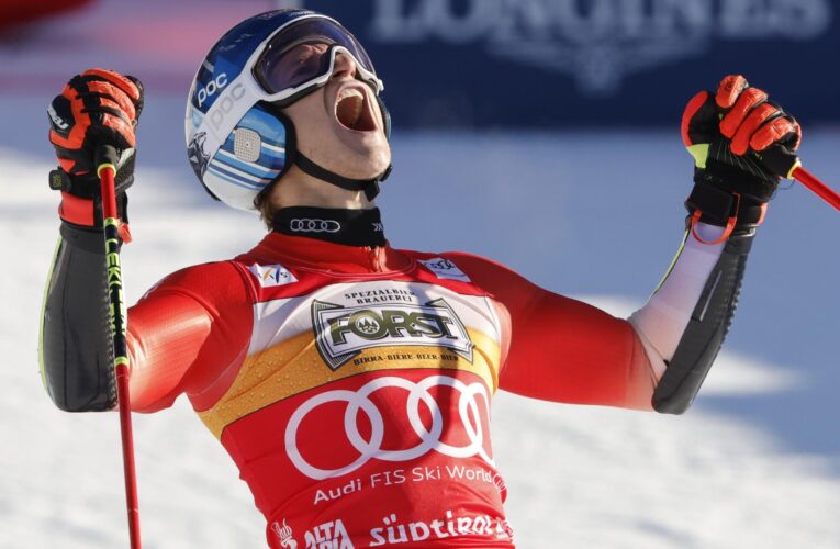 Marco Odermatt reigns supreme in giant slalom once more in Alta Badia