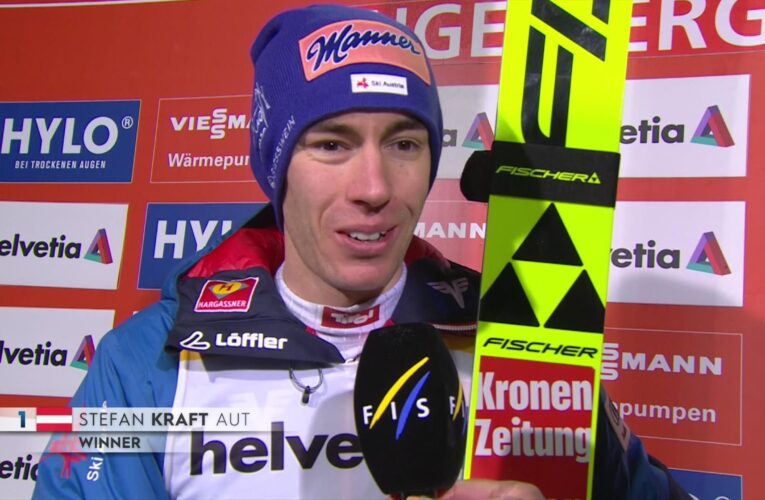 Stefan Kraft soars to Ski Jumping World Cup comeback victory at Engelberg