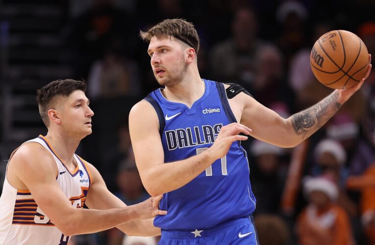 Doncic hits 10,000 points as Mavericks power past Suns, Knicks end Bucks’ winning run