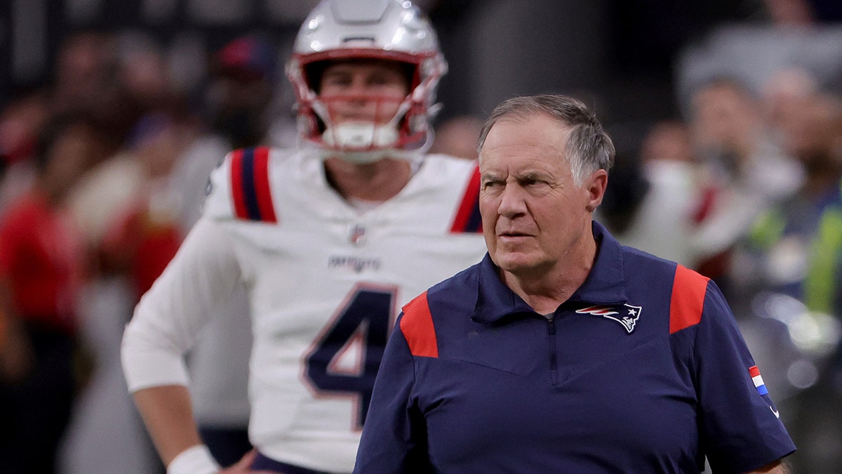 Bill Belichick strolls