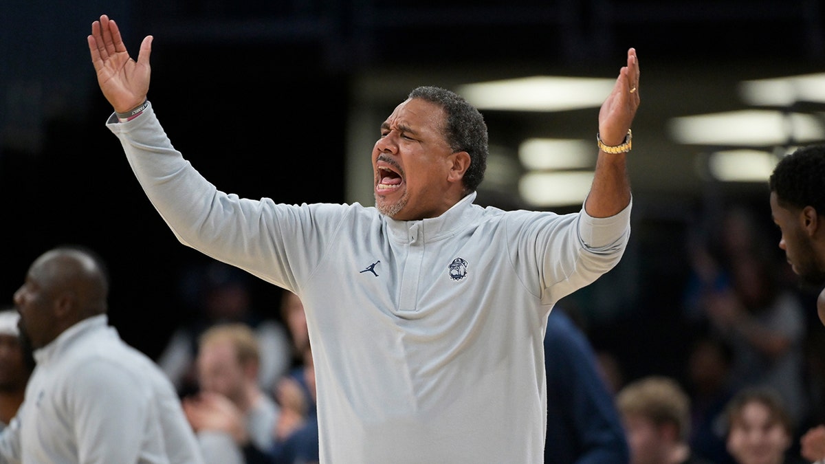 Ed Cooley yells