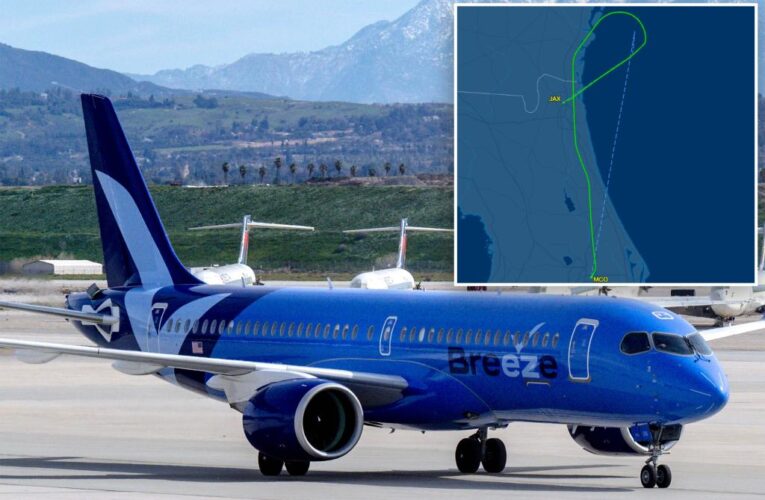 Commercial plane Breeze Airways  makes emergency landing after ‘potential threat’ reported on board aircraft
