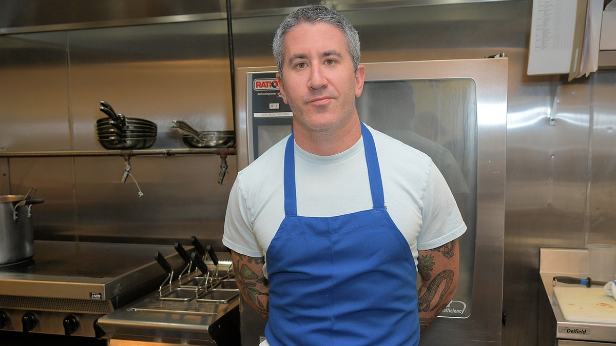 Michael Solomonov in an apron