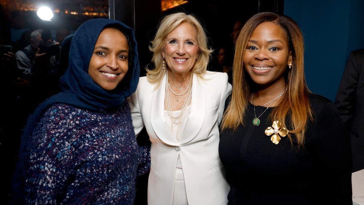 Ilhan Omar, Jill Biden and Sheila Cherfilus-McCormick