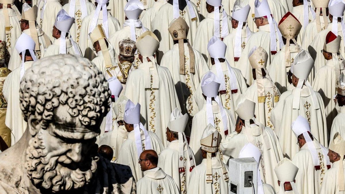 St Peter statue Vatican Synod