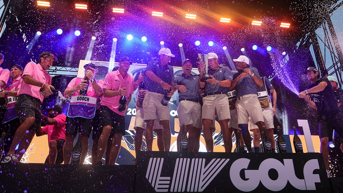 LIV Golf celebration