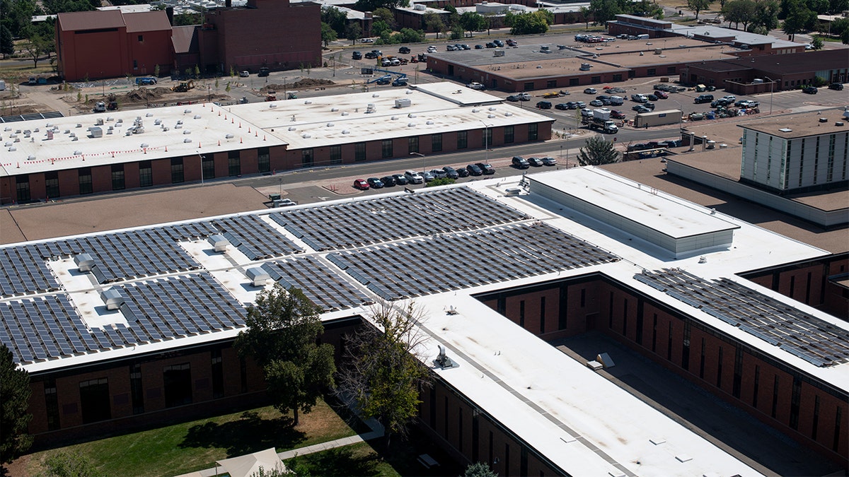 Solar power panels.