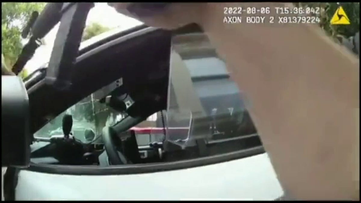 San Francisco Police bodycam shows man firing prop gun at officers