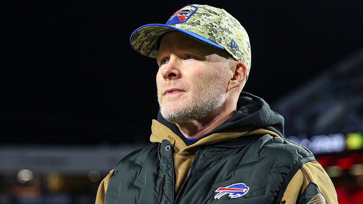 Sean McDermott looks on