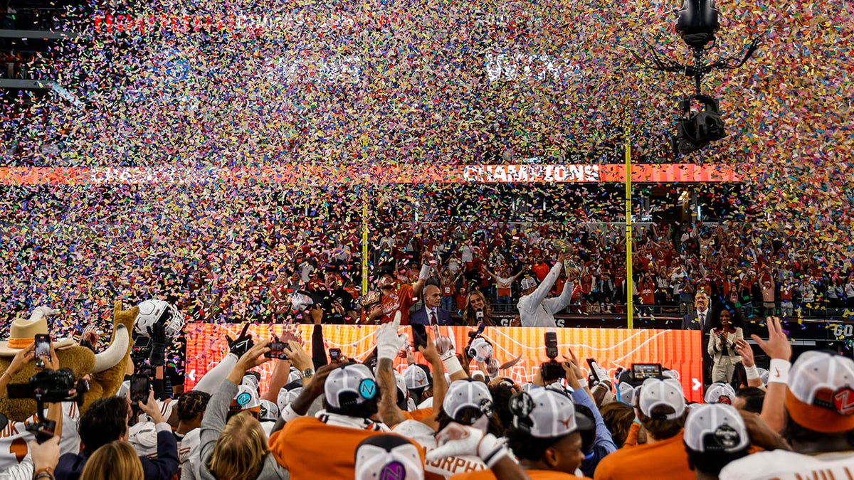 Big 12 title celebration