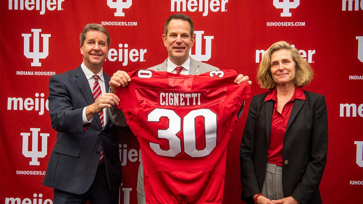 Curt Cignetti is introduced as head coach