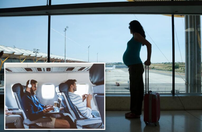 Man praised online for refusing to swap seats with pregnant lady