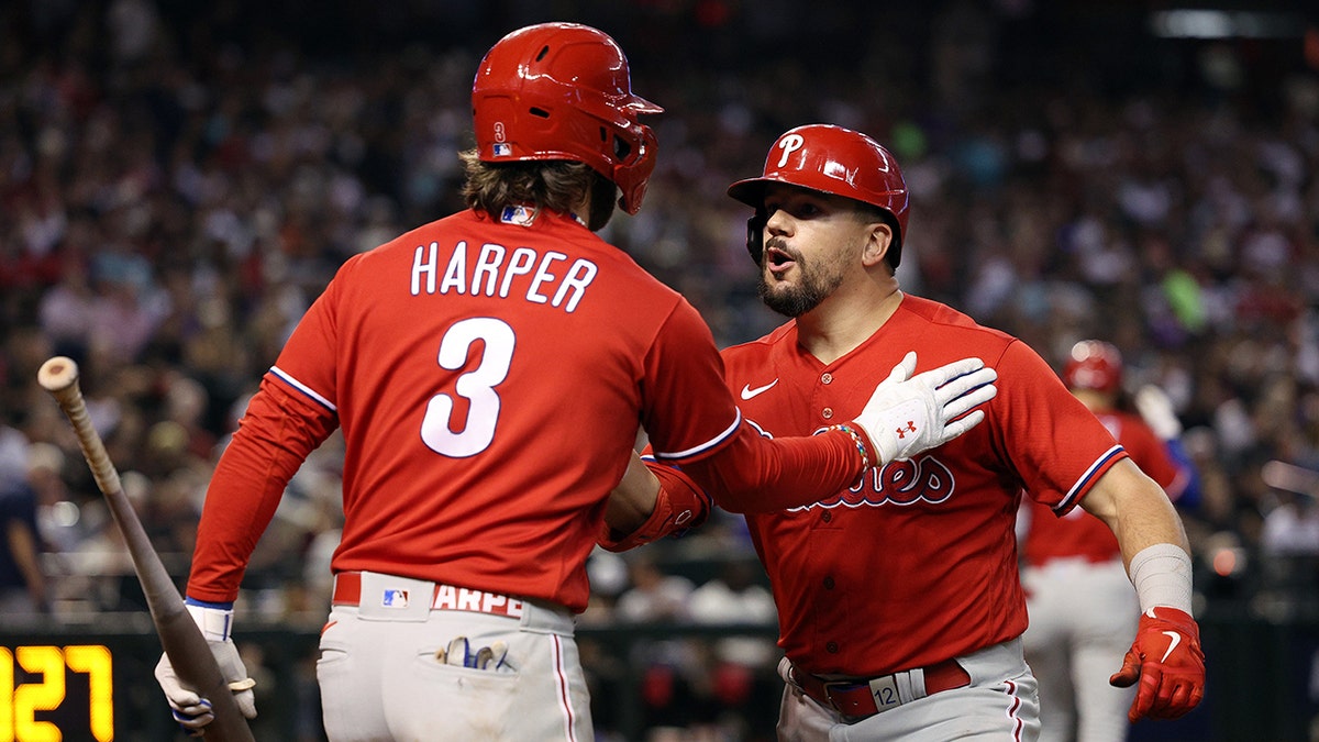 Bryce Harper and Kyle Schwarber