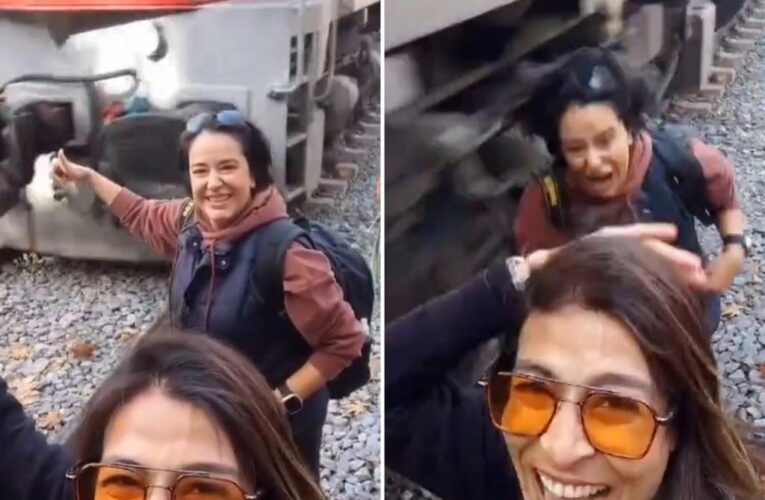 Woman posing for selfie hit by oncoming train in Turkey